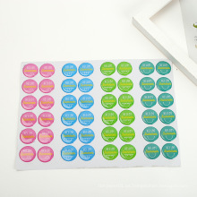 Los botones de nevera 3D personalizados Clear Logo Resina Dome Epoxy Sticker